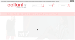 Desktop Screenshot of collant.fr